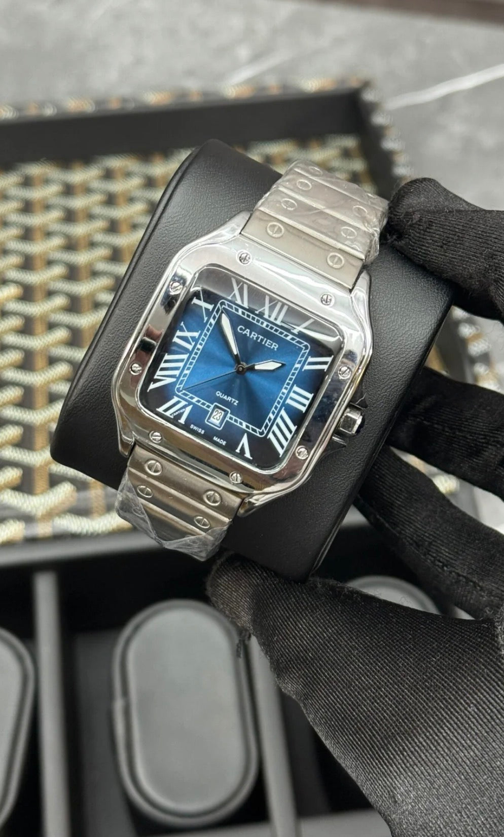 Cartier Santos Blue Dial ( Physical Product )
